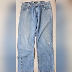 Vintage Men's Light Blue Levis 559 Relaxed Straight  Jeans 38x34